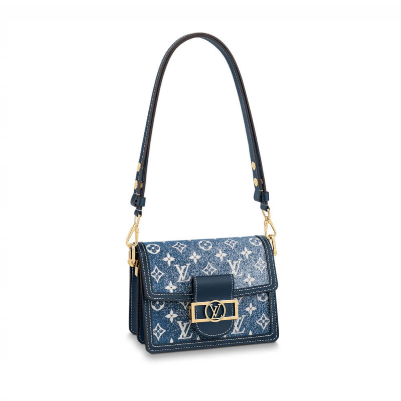 Replica Louis Vuitton Monogram Denim Mini Dauphine M59716