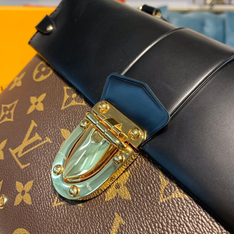 Replica Louis Vuitton Monogram Canvas One Handle Flap Bag Mm M43125