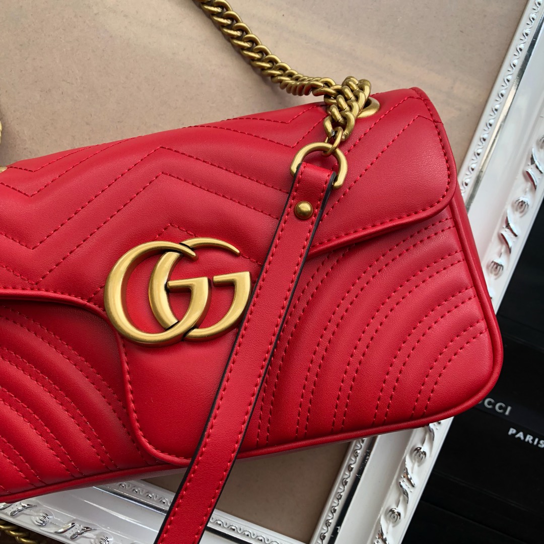 Replica Gucci Marmont Small Matelasse Shoulder Bag Nano/22Cm/26Cm