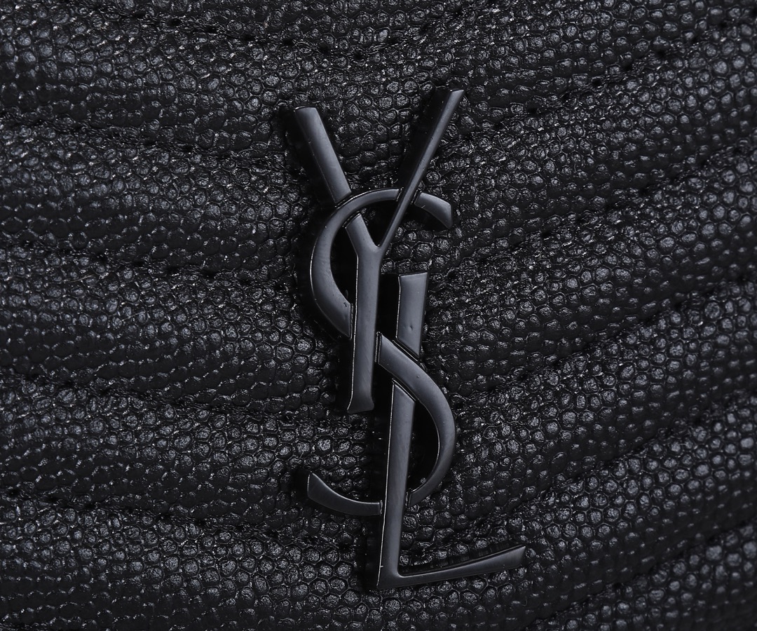 Replica Ysl Lou Mini Bag Black/Silver Hardware