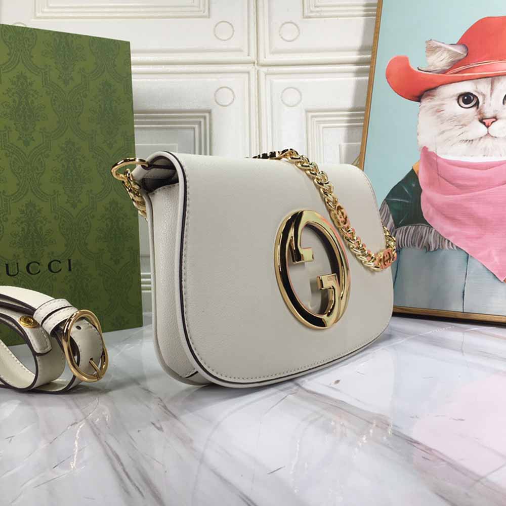 Replica Gucci Blondie Shoulder Bag Black/White
