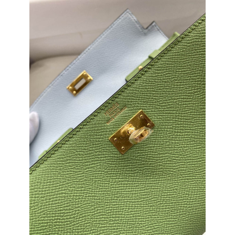 Replica Hermes Kelly Wallet To Go Woc 499041 Green