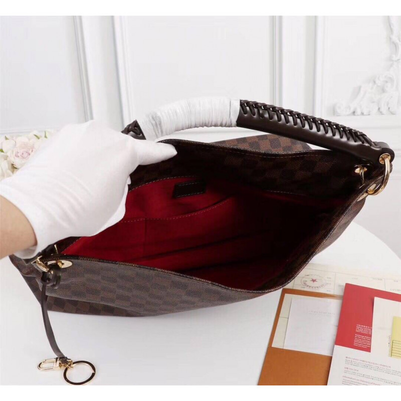 Replica Louis Vuitton Damier Ebene Canvas Artsy Mm N40249