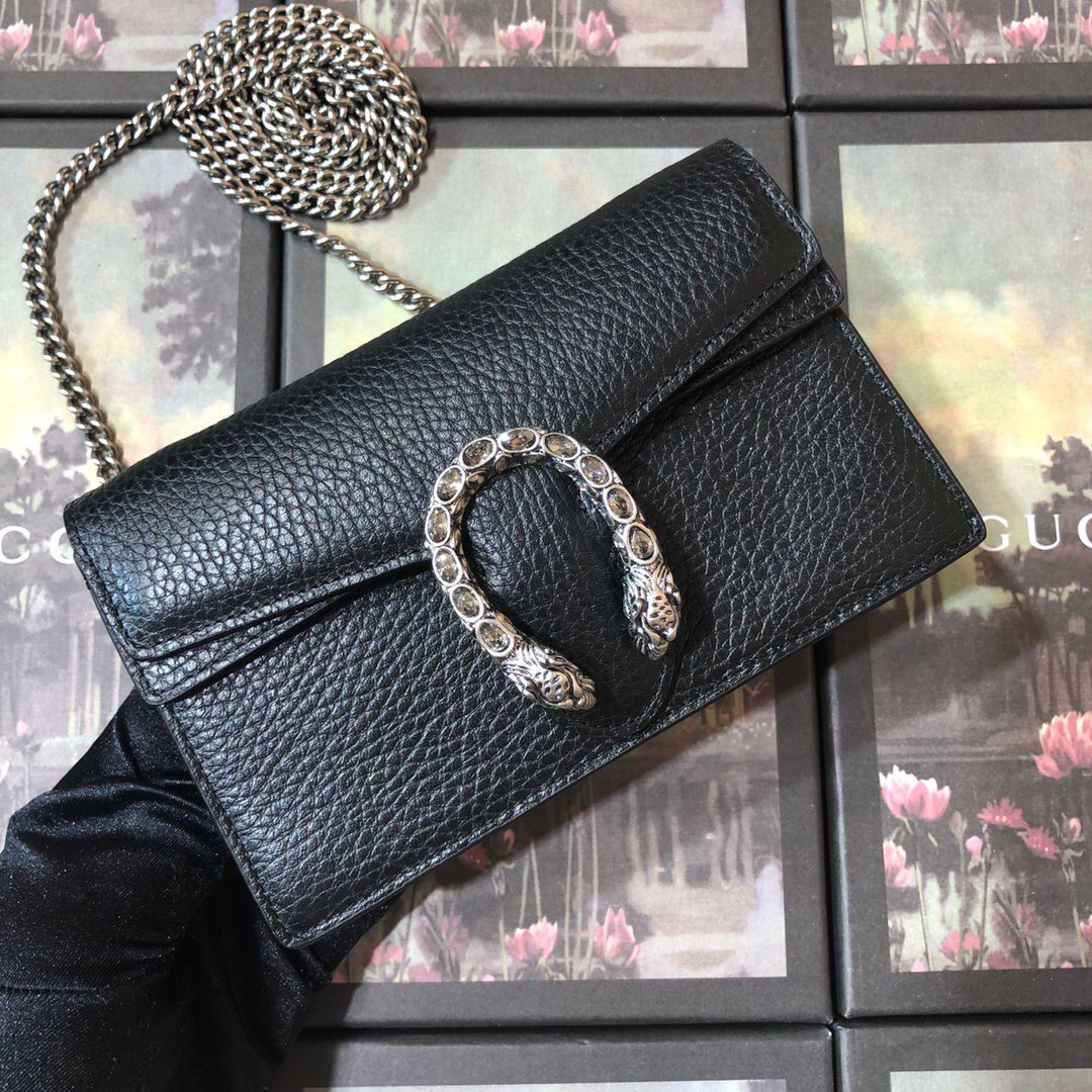 Replica Gucci Aaa-Dionysus Leather Super Mini Bag