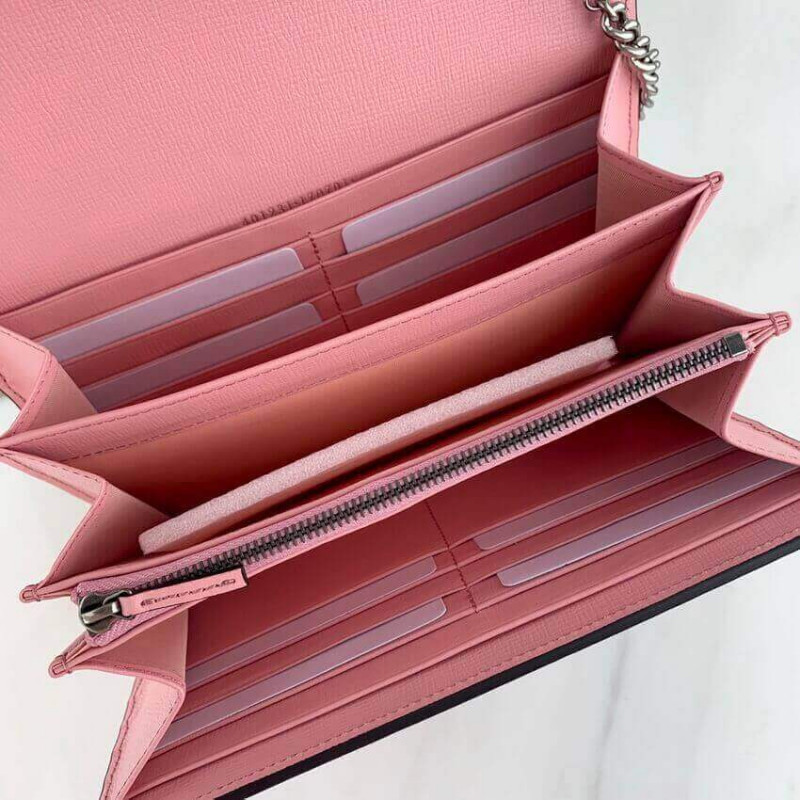 Replica Gucci Dionysus Mini Chain Bag In Red And Pink Leather 401231