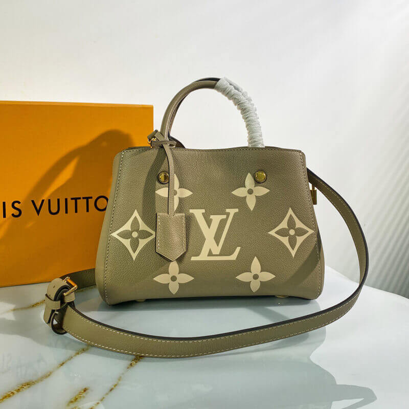 Replica Louis Vuitton Monogram Empreinte Leather Montaigne Bb M45489