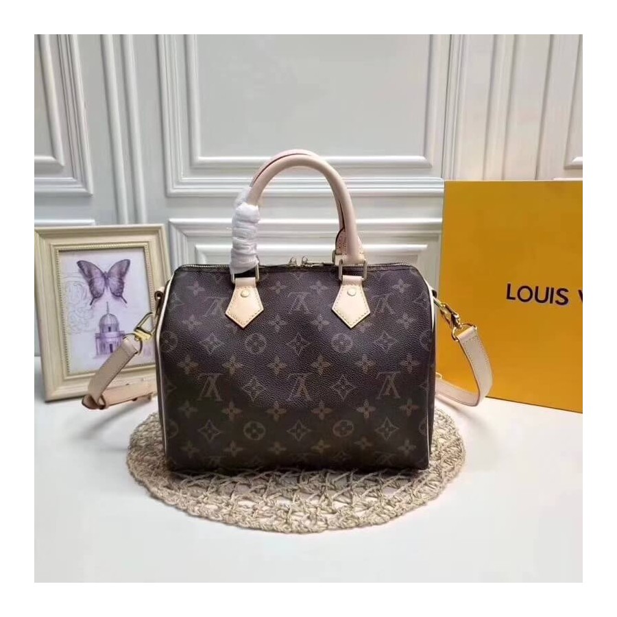 Replica Louis Vuitton Monogram Canvas Speedy Bandouliere 25 M41113
