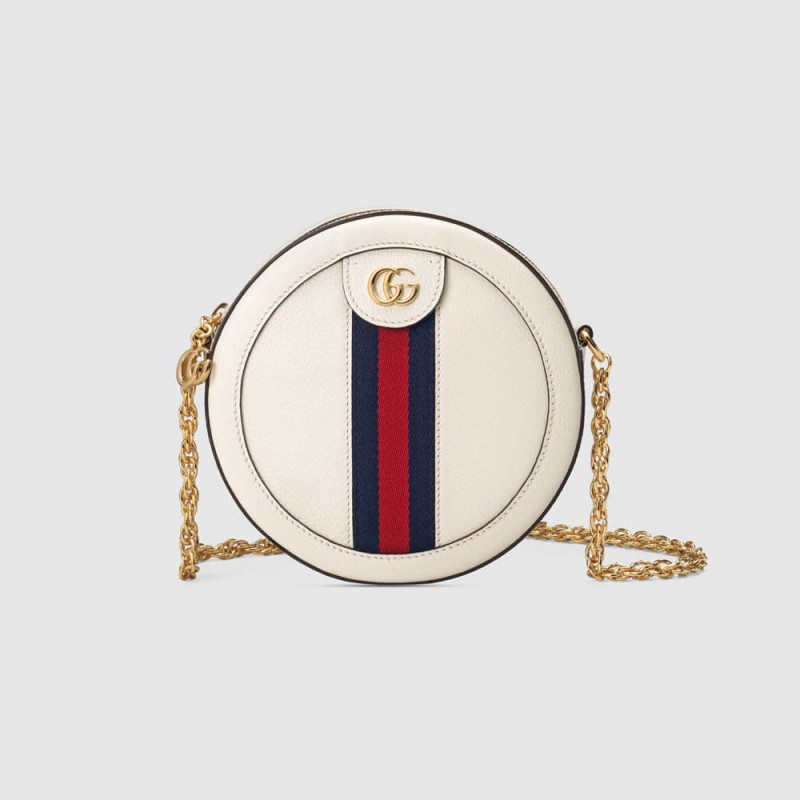 Replica Gucci Ophidia Mini Round Shoulder Bag 550618