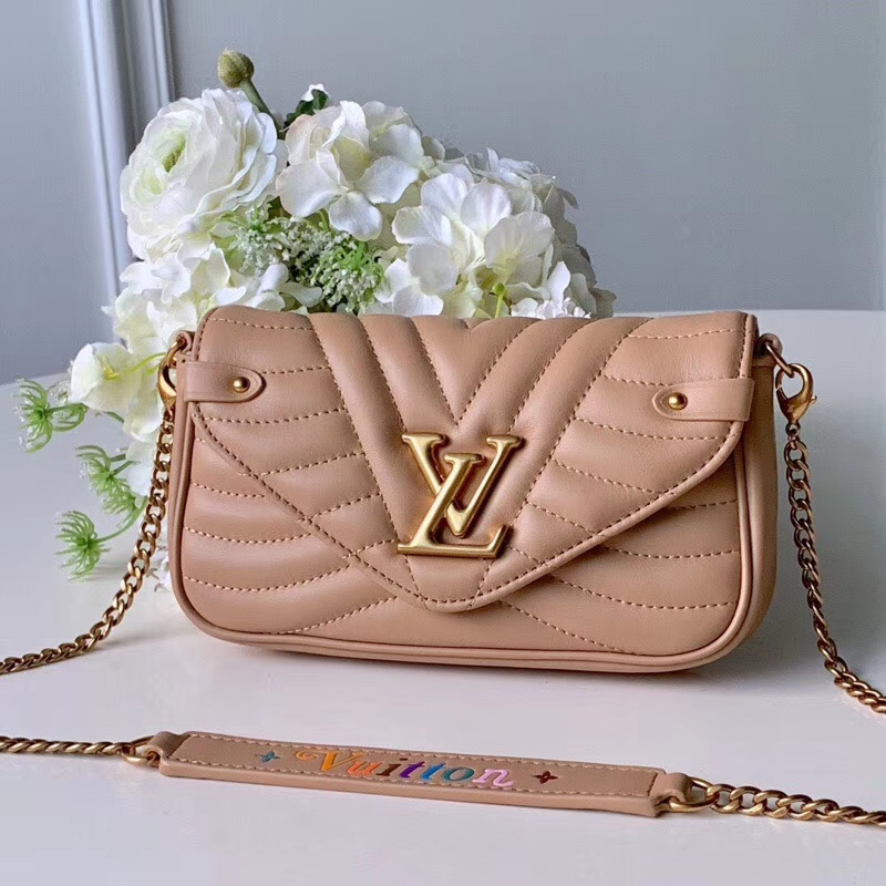 Replica Louis Vuitton New Wave Chain Pochette-M68479Brown
