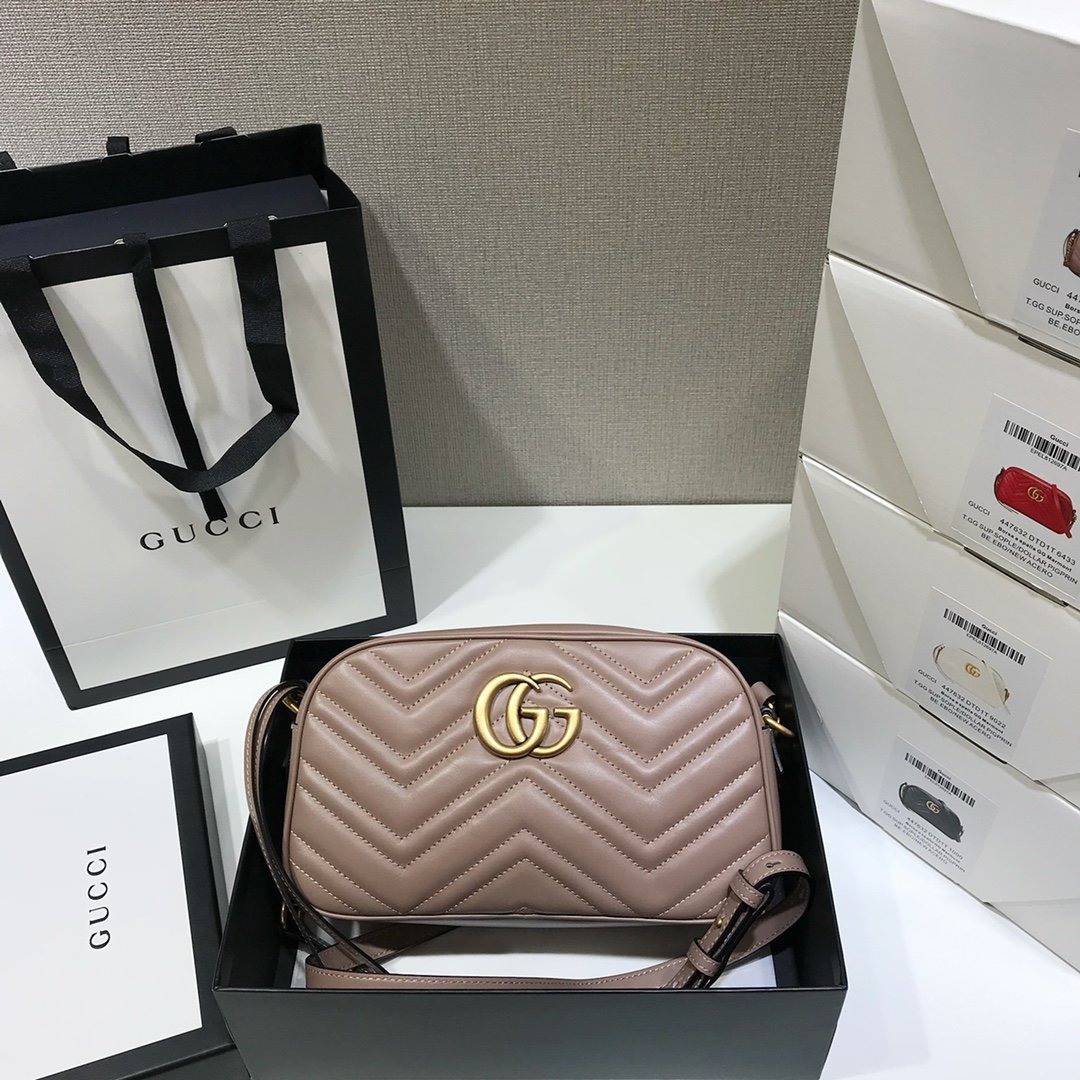 Replica Gucci Marmont Small Matelasse Shoulder Bag 447632