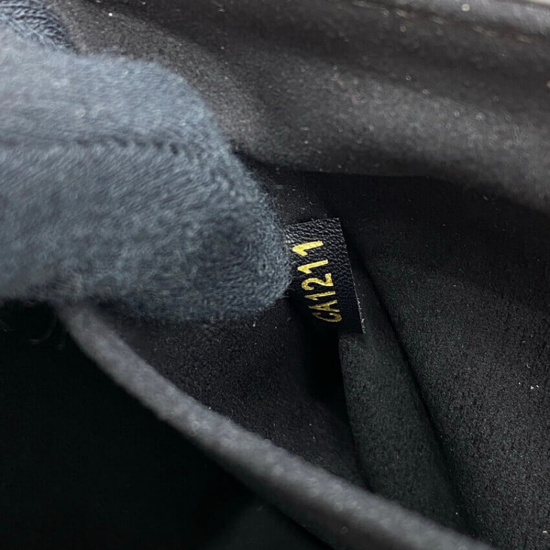 Replica Louis Vuitton Sheepskin Leather Twist Mm M59029 Black