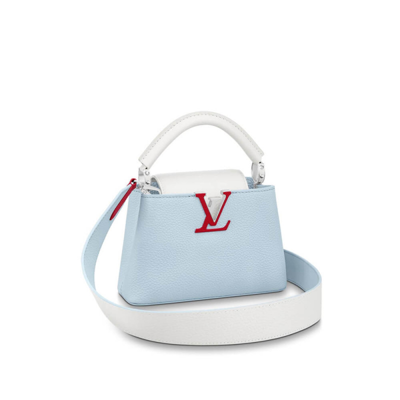 Replica Louis Vuitton Taurillon Leather Capucines Mini M57519
