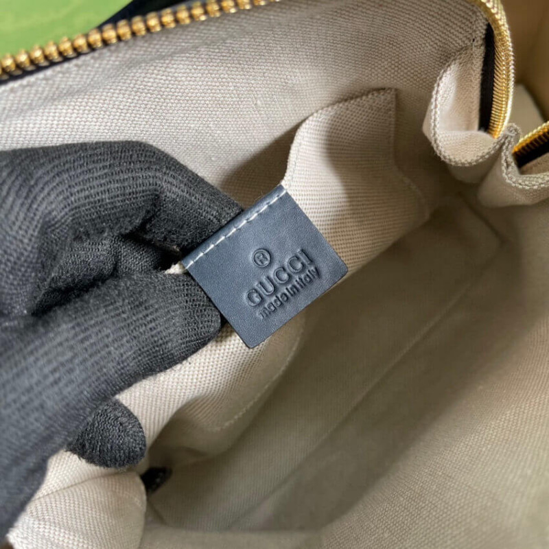 Replica Gucci Horsebit 1955 Mini Top Handle Bag 640716 In Beige Canvas