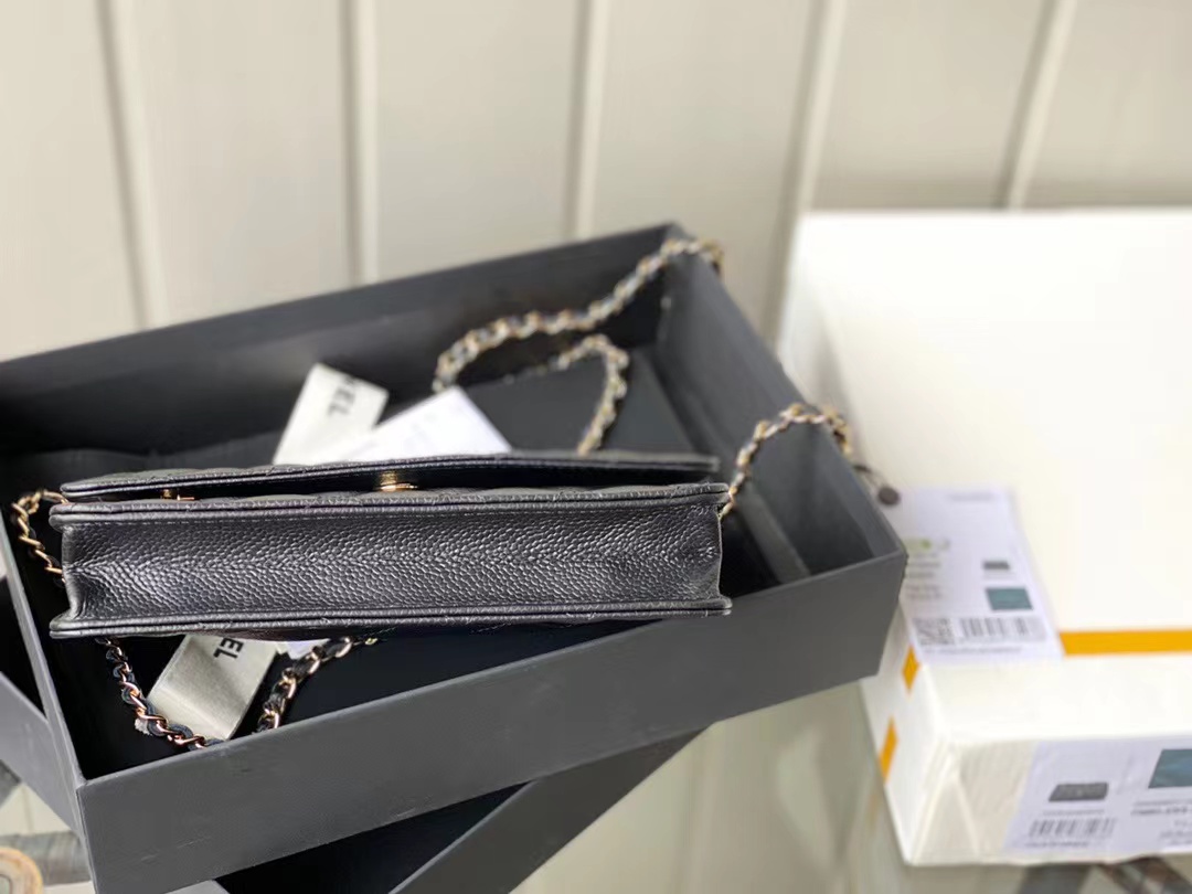 Replica Chanel Caviar Quilted Wallet On Chain Woc A33814