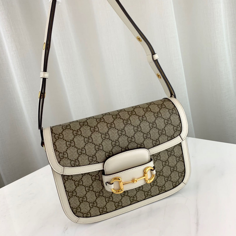 Replica Gucci 1955 Horsebit Gg Supreme Shoulder Bag 602204