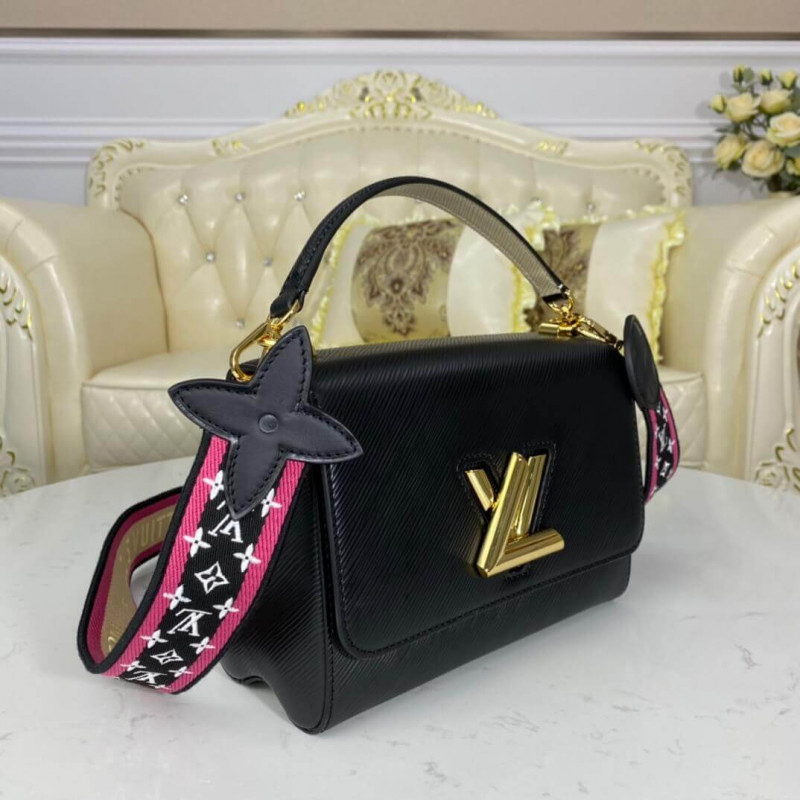 Replica Louis Vuitton Wide Embroidered Strap Twist Pm M57049