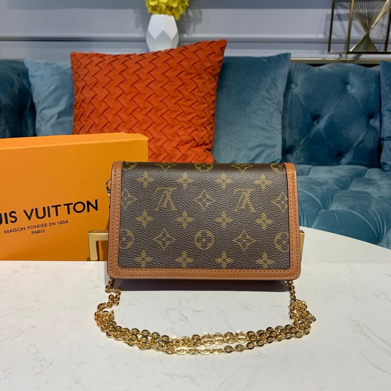 Replica Louis Vuitton Dauphine Chain Wallet M68746
