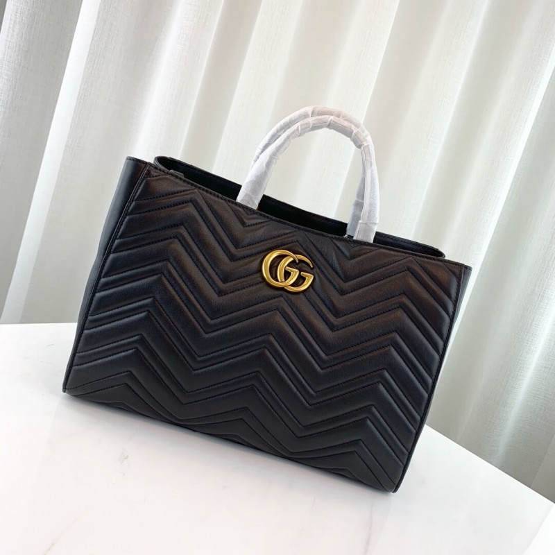 Replica Gucci Gg Marmont Medium Matelasse Top Handle Bag 443505