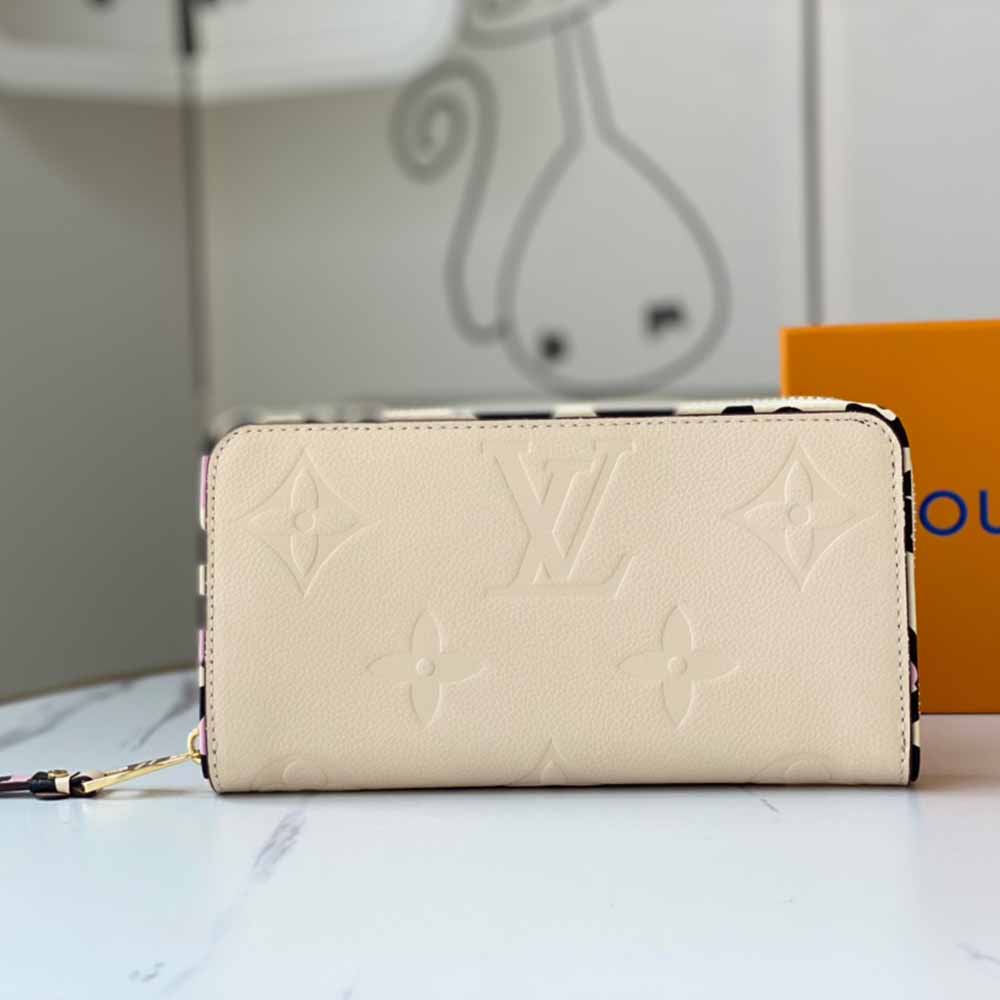 Replica Louis Vuitton Leopard Zippy Wallet M80685