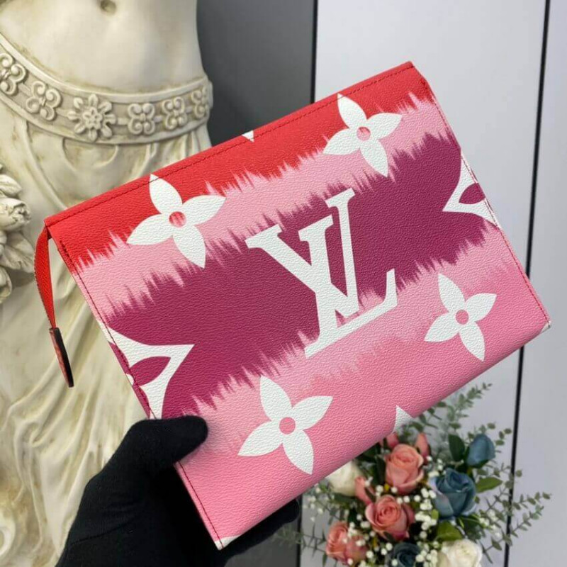 Replica Louis Vuitton Lv Escale Toiletry Pouch 26 M69138 Red