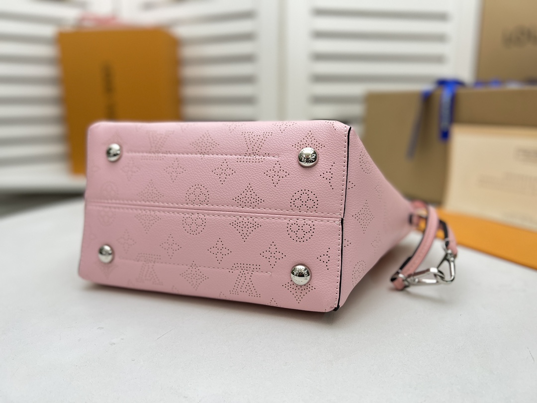 Replica Louis Vuitton Hina Pm- Beige/Pink/White
