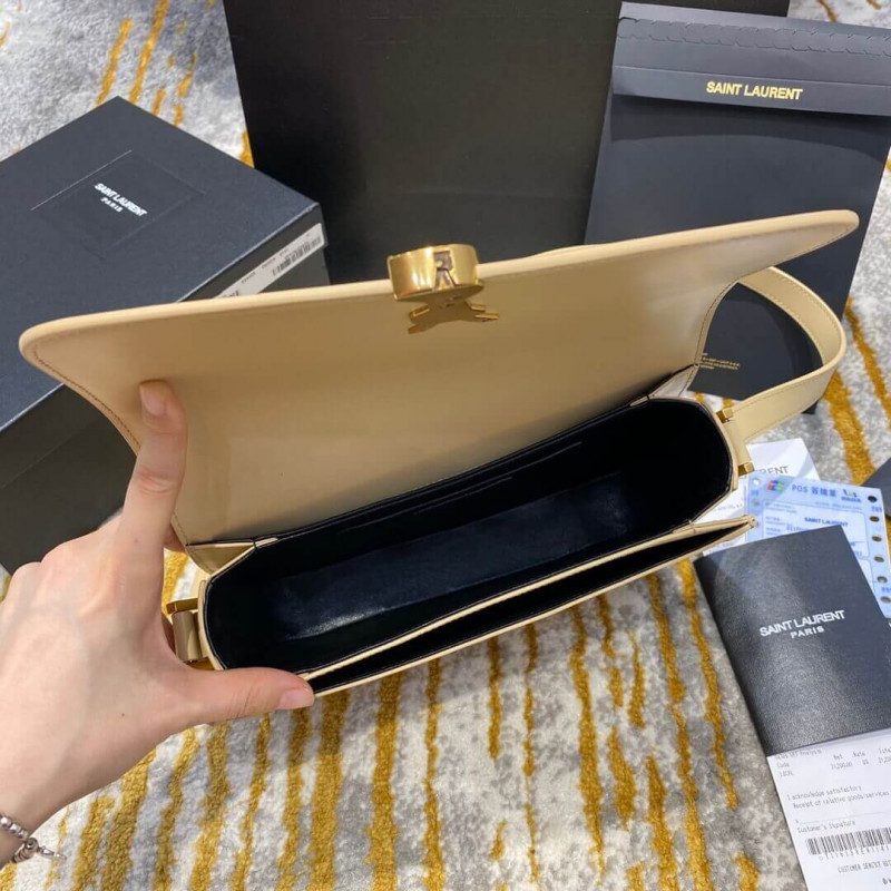 Replica Saint Laurent Ysl Solferino Medium Satchel In Box Leather 634305