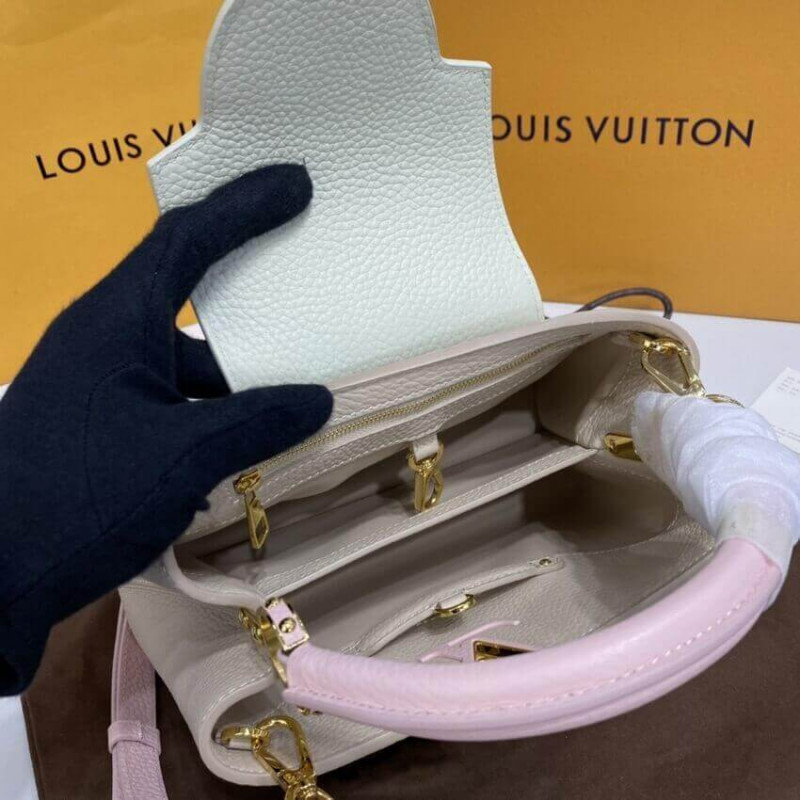 Replica Louis Vuitton Taurillon Leather Capucines Bb M57223