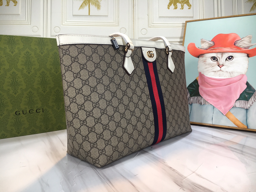 Replica Gucci Ophidia Medium Tote With Web