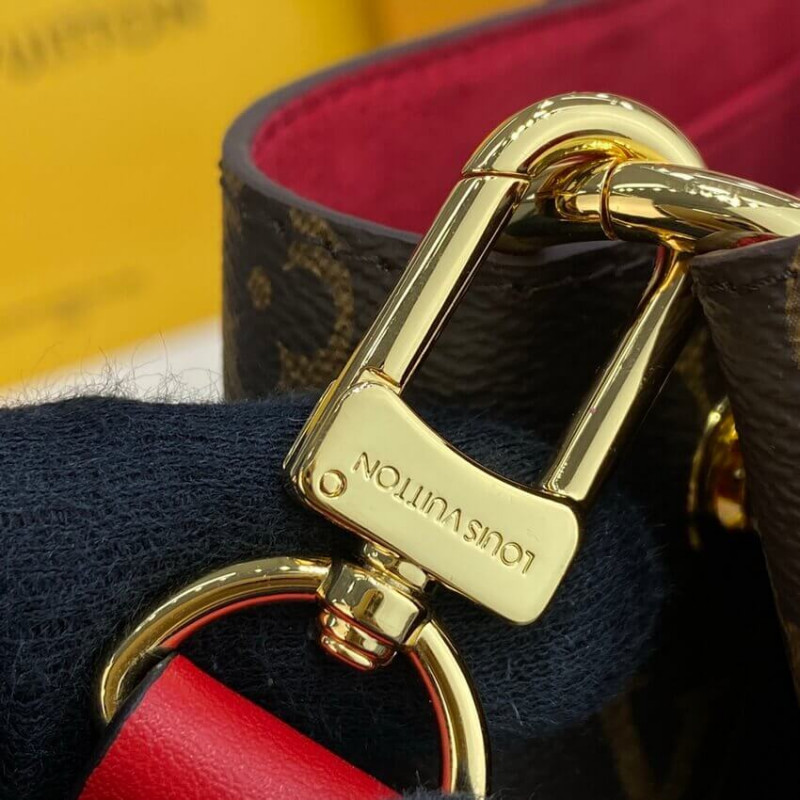 Replica Louis Vuitton Monogram Canvas Flower Tote M43553 Red