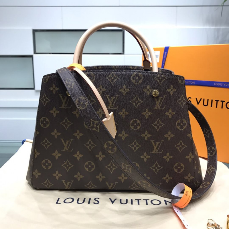 Replica Louis Vuitton Monogram Canvas Montaigne Mm M41056