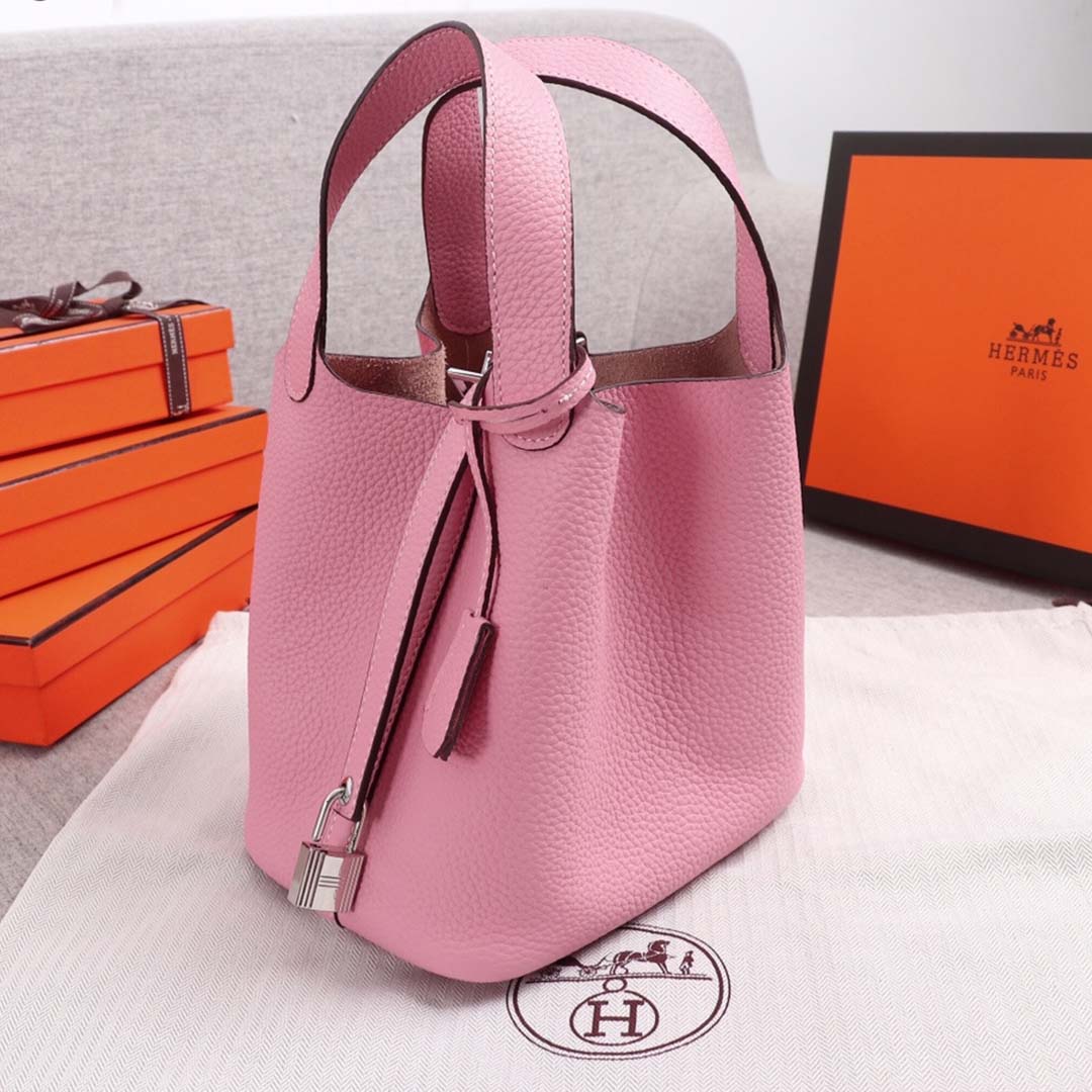 Replica Hermes Aaa-Picotin Lock 22Cm 18Cm Bag Blue/Orange/Pink