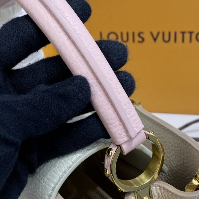 Replica Louis Vuitton Taurillon Leather Capucines Mm M57224