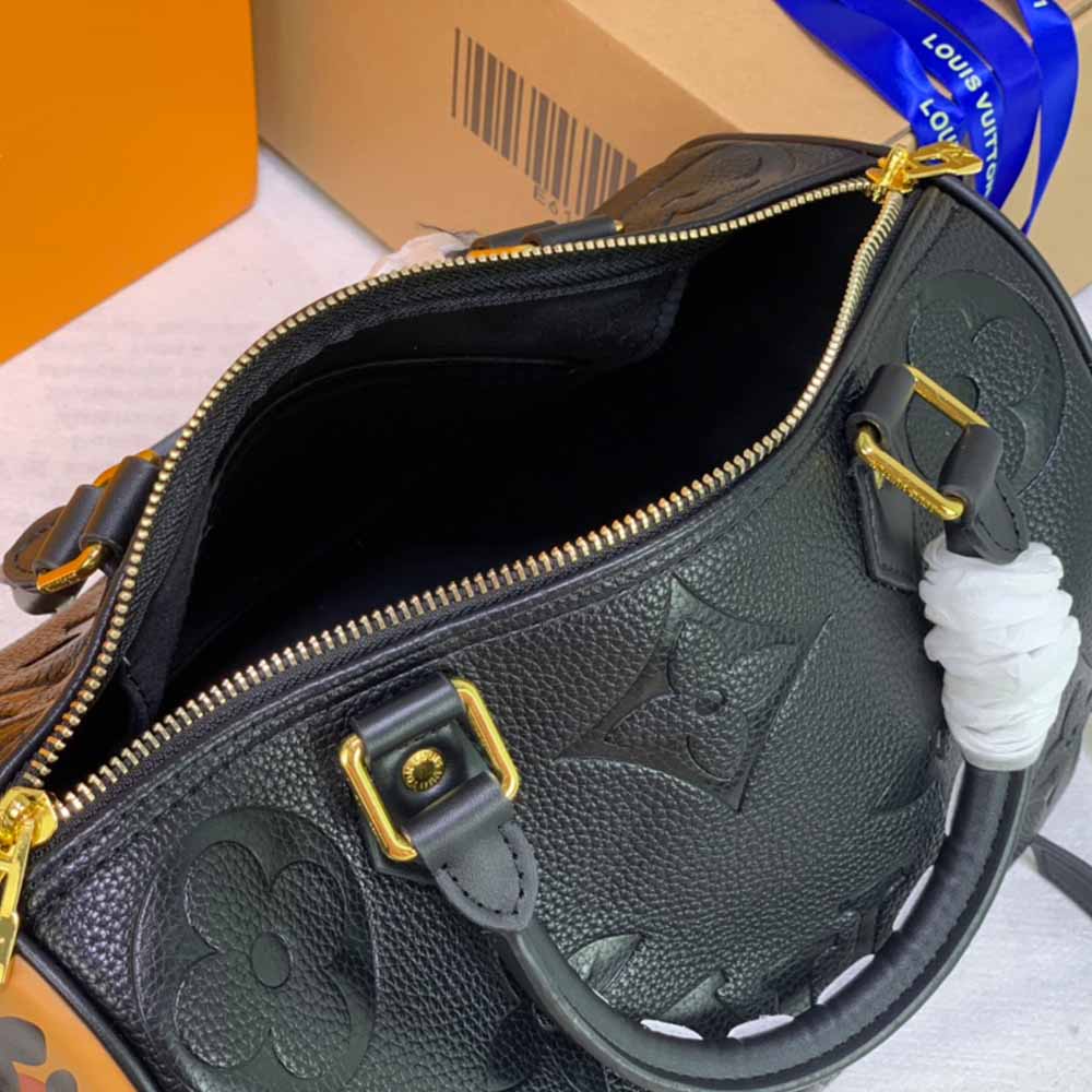 Replica Louis Vuitton Leopard Speedy Bandouliere 30/ Embossed