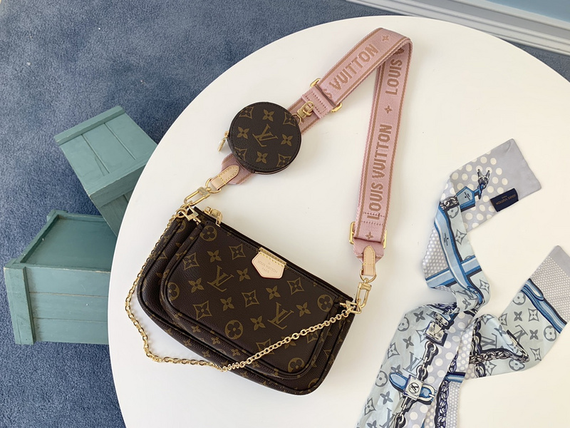 Replica Louis Vuitton Multi Pochette Accessoires-M44840 Pink