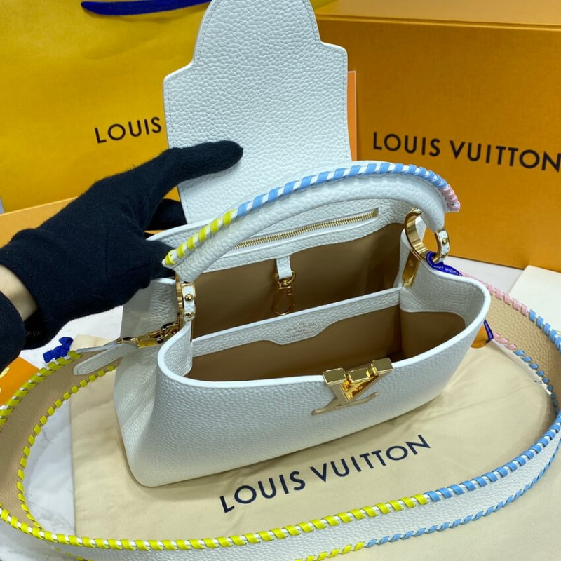 Replica Louis Vuitton Capucines Bb Bag M57941 White