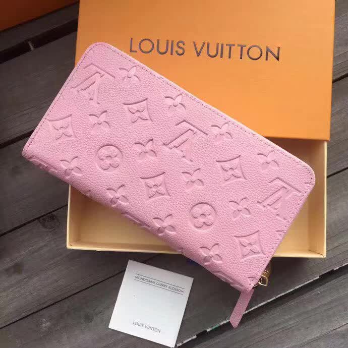 Replica Louis Vuitton Supple Monogram Empreinte Leather Zippy Wallet