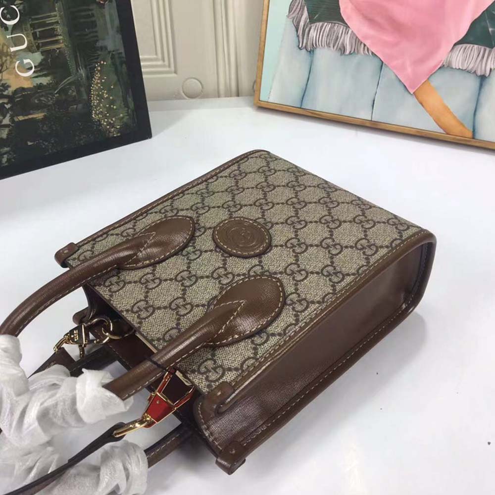 Replica Gucci Mini Tote Bag With Interlocking G 671623