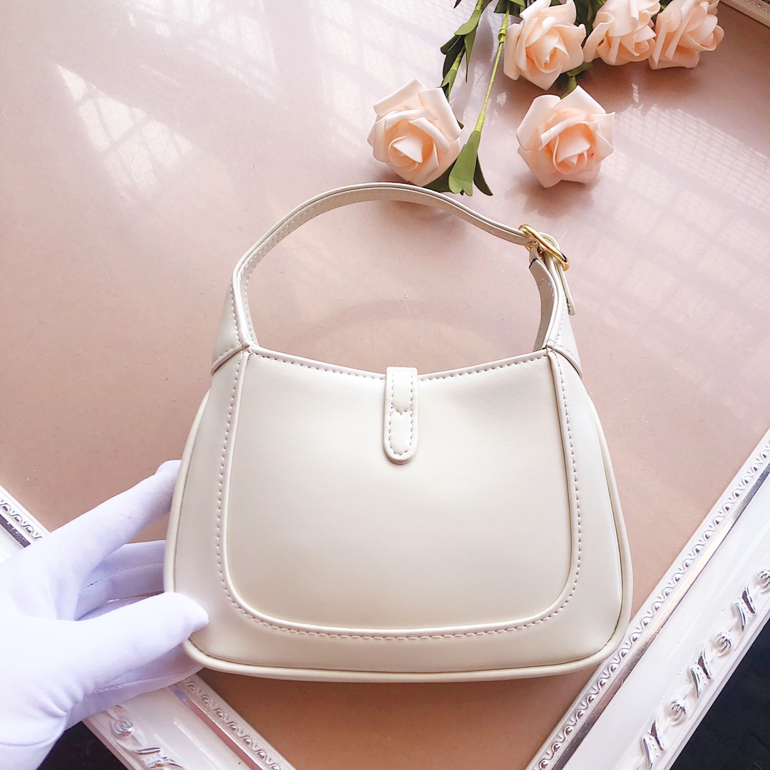 Replica Gucci Jackie 1961 Mini Shoulder Bag 637092 Black/White/Red