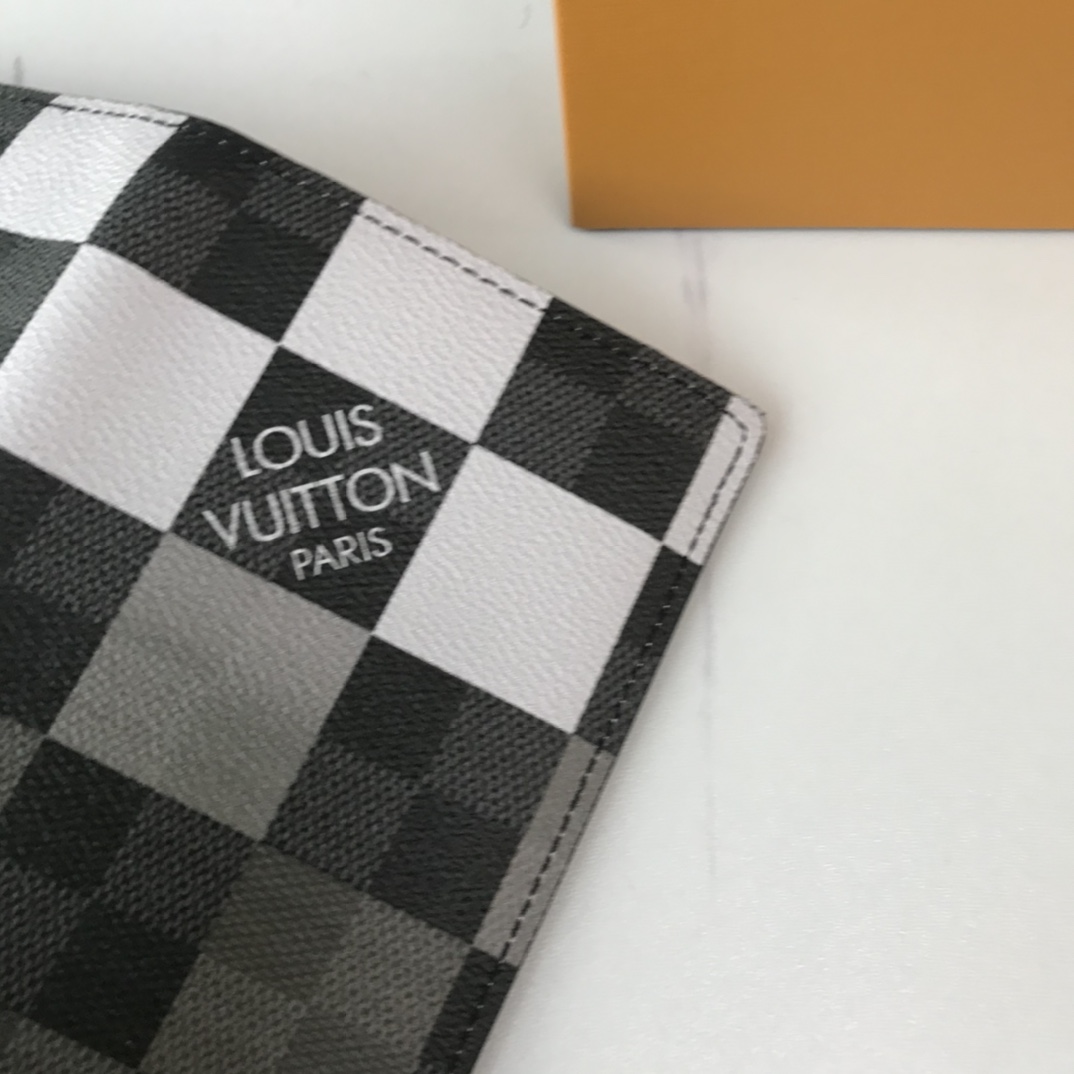 Replica Louis Vuitton Brazza Wallet N40415 White/Blue/Orange
