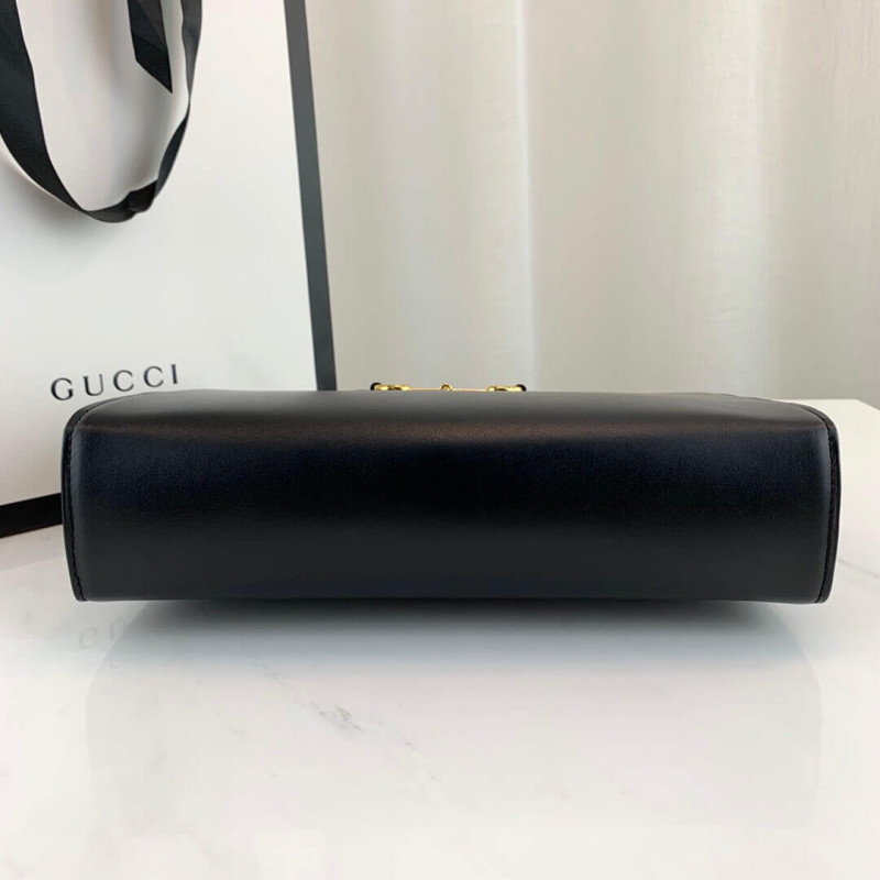 Replica Gucci 1955 Horsebit-Embellished Leather Pouch 621890