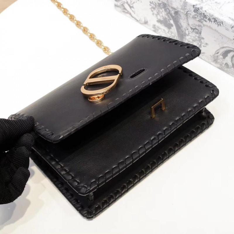 Replica Christian Dior 30 Montaigne Calfskin Flap Chain Bag M9220