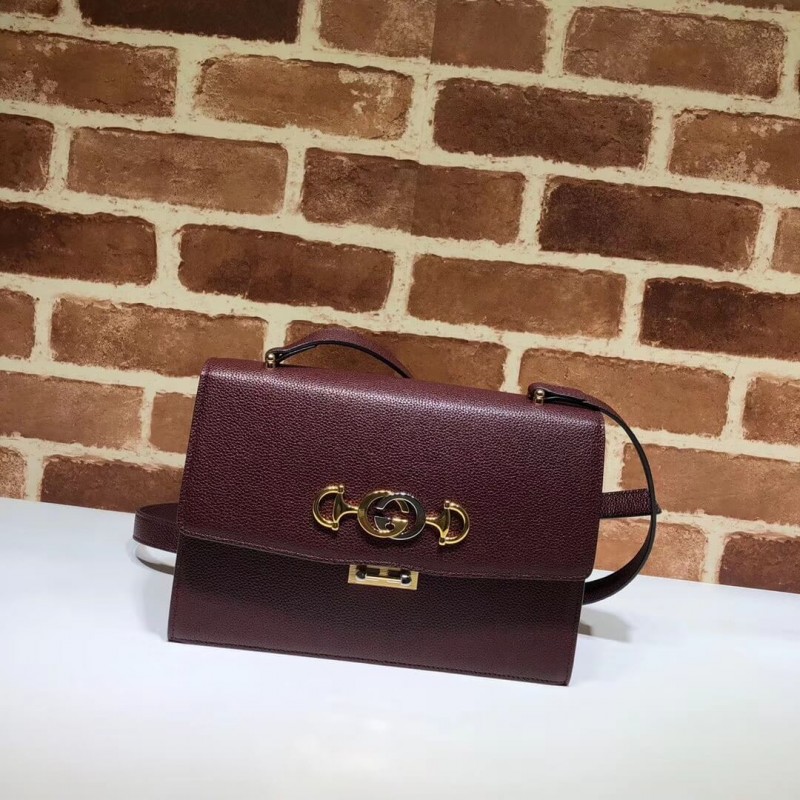Replica Gucci Zumi Grainy Leather Small Shoulder Bag 576388