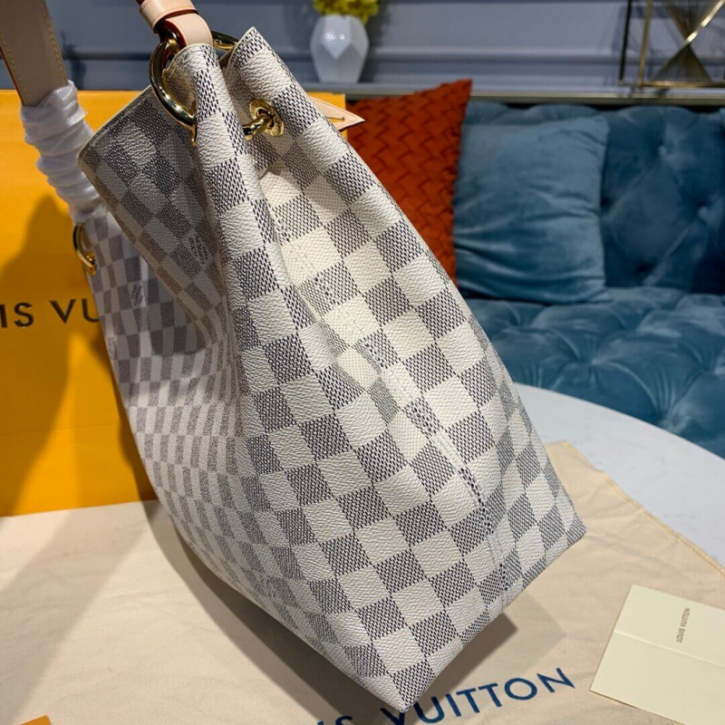 Replica Louis Vuitton Damier Azur Canvas Graceful Pm N42248