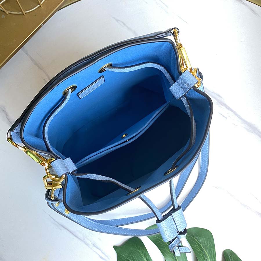 Replica Louis Vuitton Neonoe Bb Bucket Bag Blue/Beige/Pink