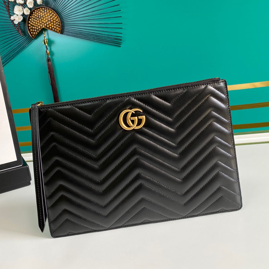 Replica Gucci Marmont Leather Pouch