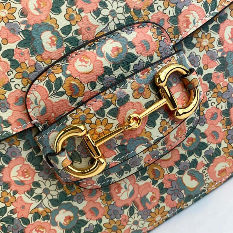 Replica Gucci Horsebit 1955 Liberty London Bag 602204