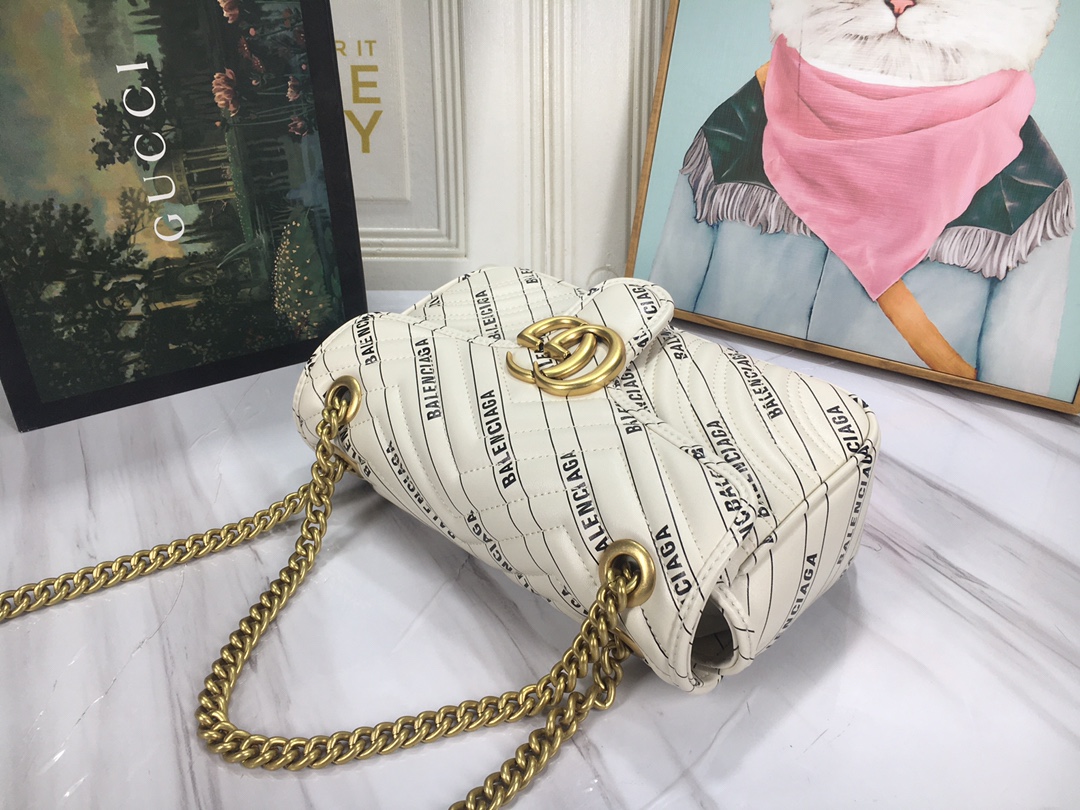 Replica Gucci The Hacker Project Small Double G Marmont Bag