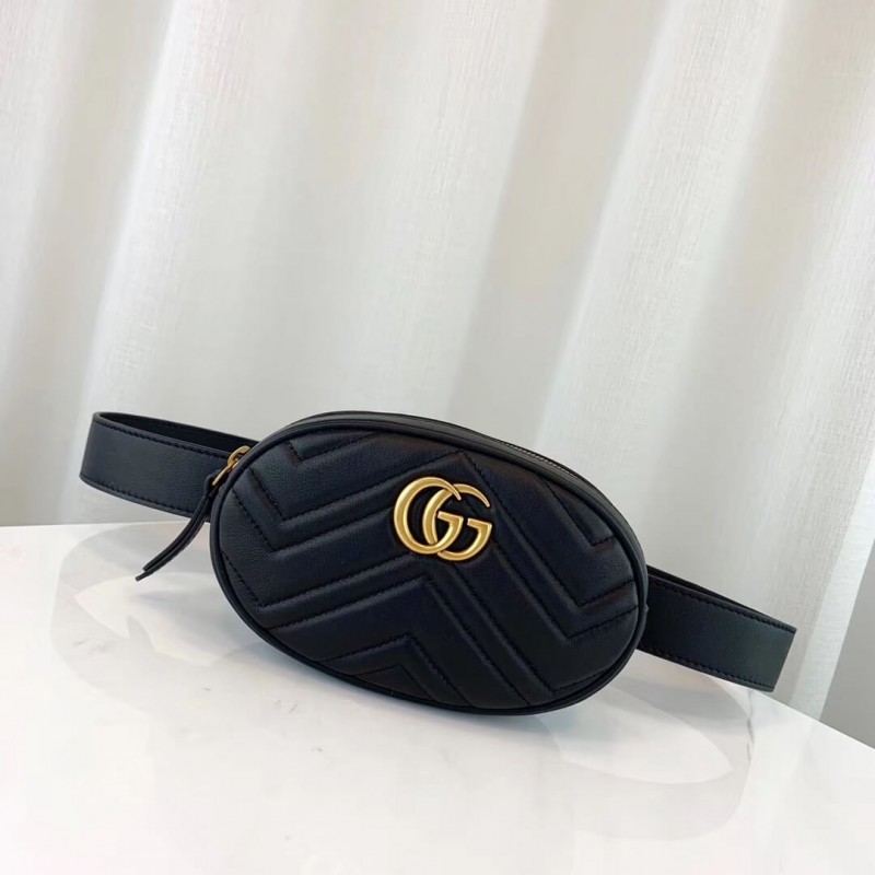 Replica Gucci Gg Marmont Matelasse Leather Belt Bag 476434