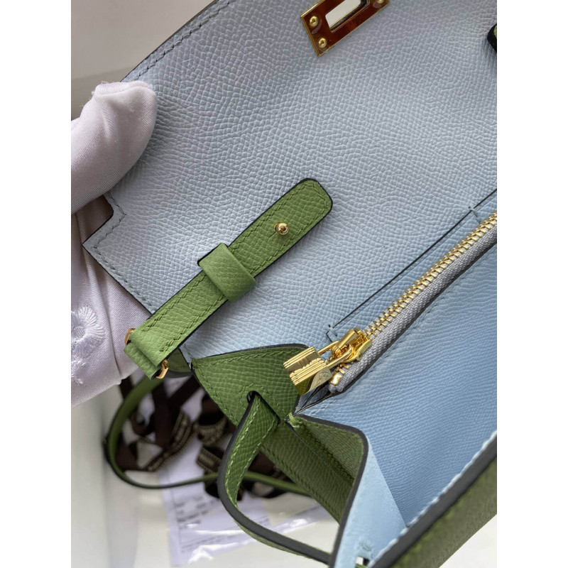 Replica Hermes Kelly Wallet To Go Woc 499041 Green