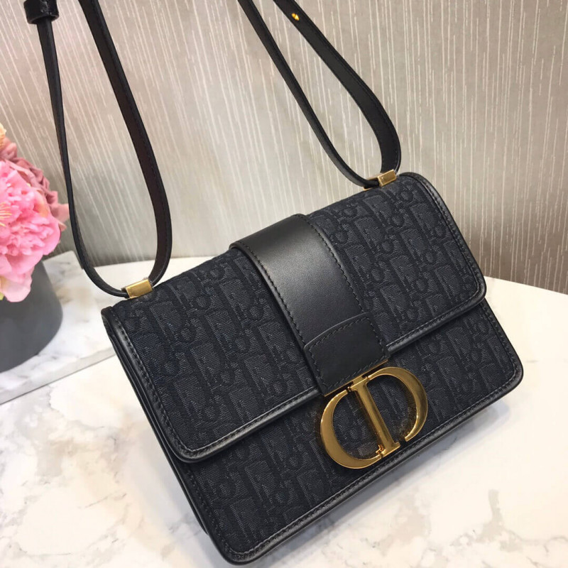 Replica Christian Dior 30 Montaigne Bag Oblique Jacquard M9203